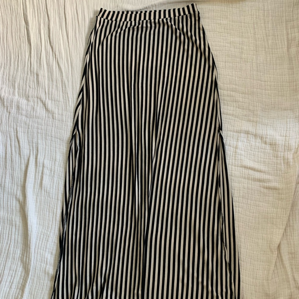 Striped Maxi Skirt